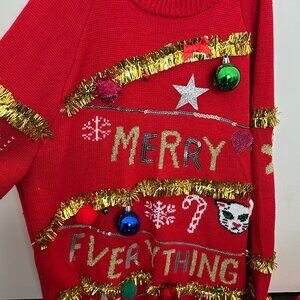 “Merry Everything” Ugly Christmas Sweater